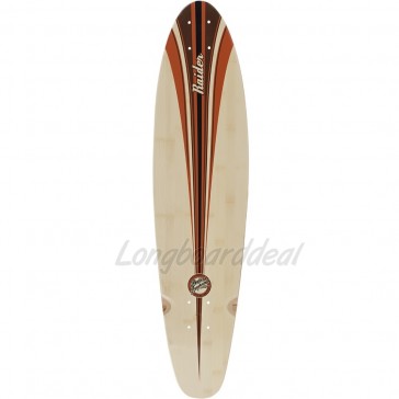 Mindless Raider III Brown 34" kicktail longboard deck