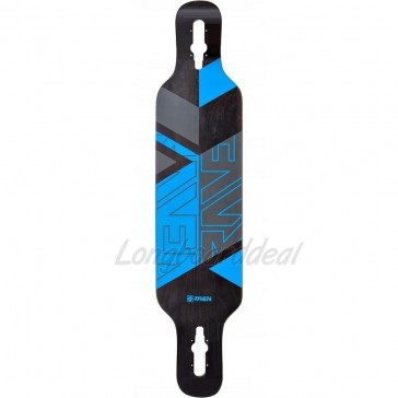 Raven Geo Blue 41" drop-through longboard deck