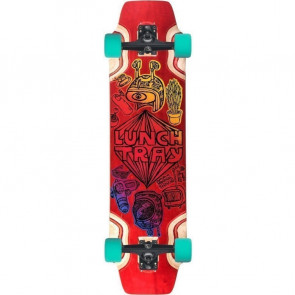 DB Lunch Tray Cartoon Red 36" longboard complete
